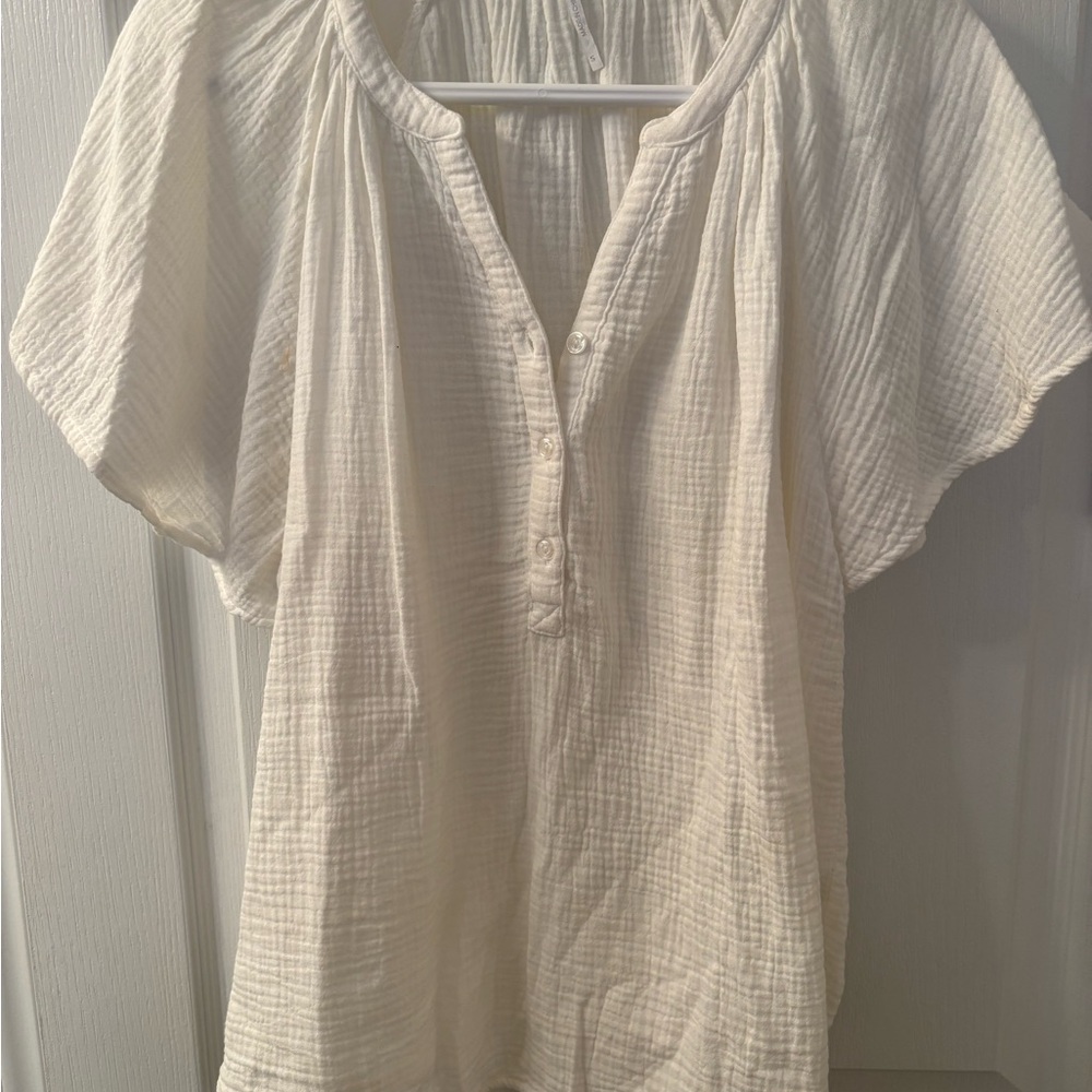 Young Fabulous & Broke Cream Blouse